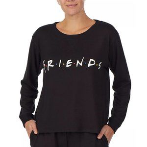 FRIENDS Long Sleeve Pajama Top Large